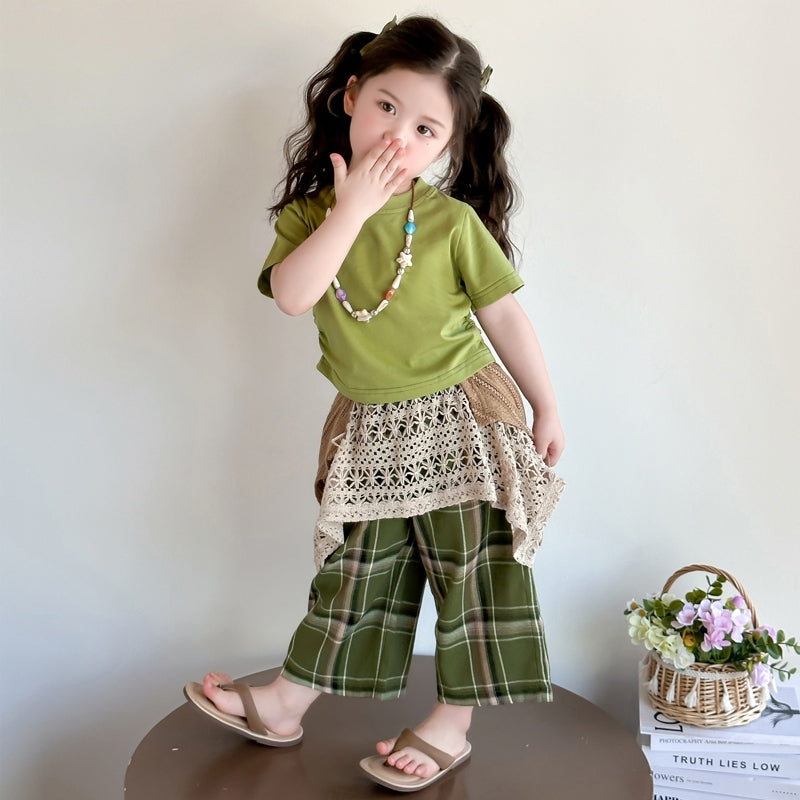 Girls Top with Palazzos