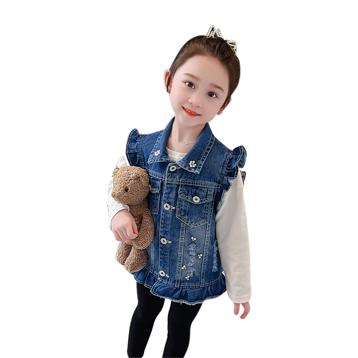 Girls Outdoor Open Front Jacket