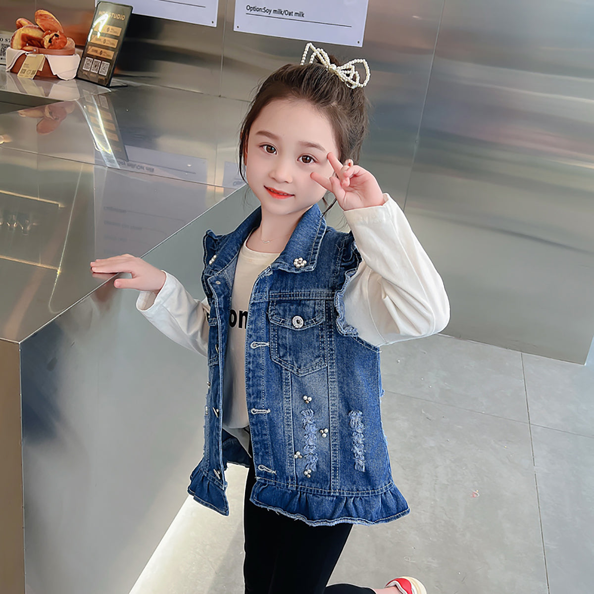 Girls Outdoor Open Front Jacket