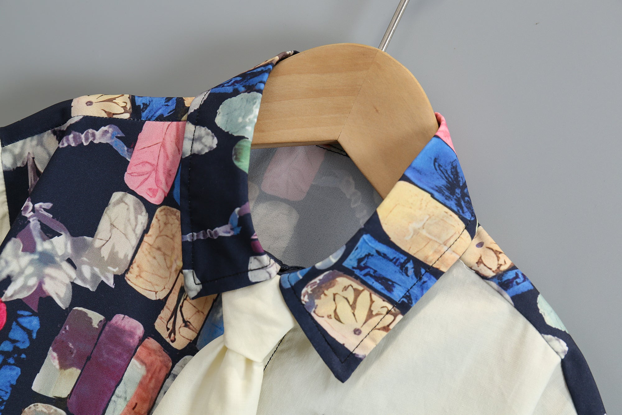 Boys Printed Pure Cotton Shirt With Short