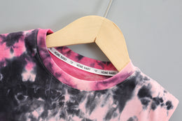 Boys Dyed T-shirt with Shorts