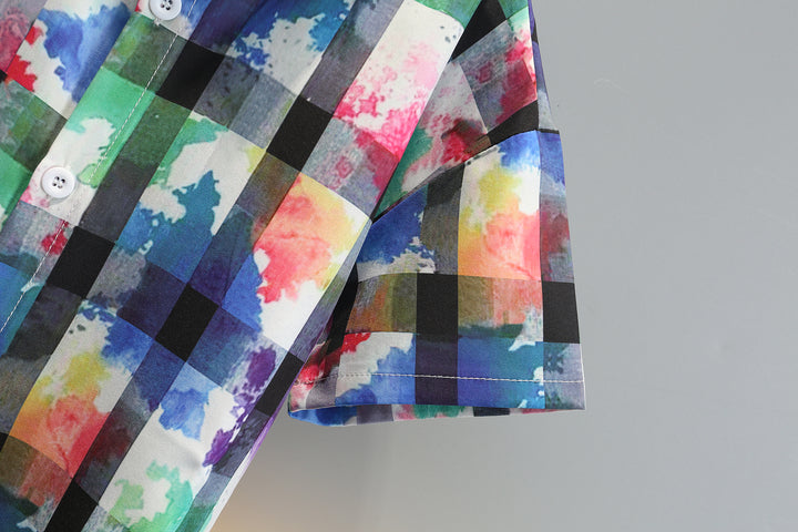 Boys Printed Pure Cotton Shirt with Shorts