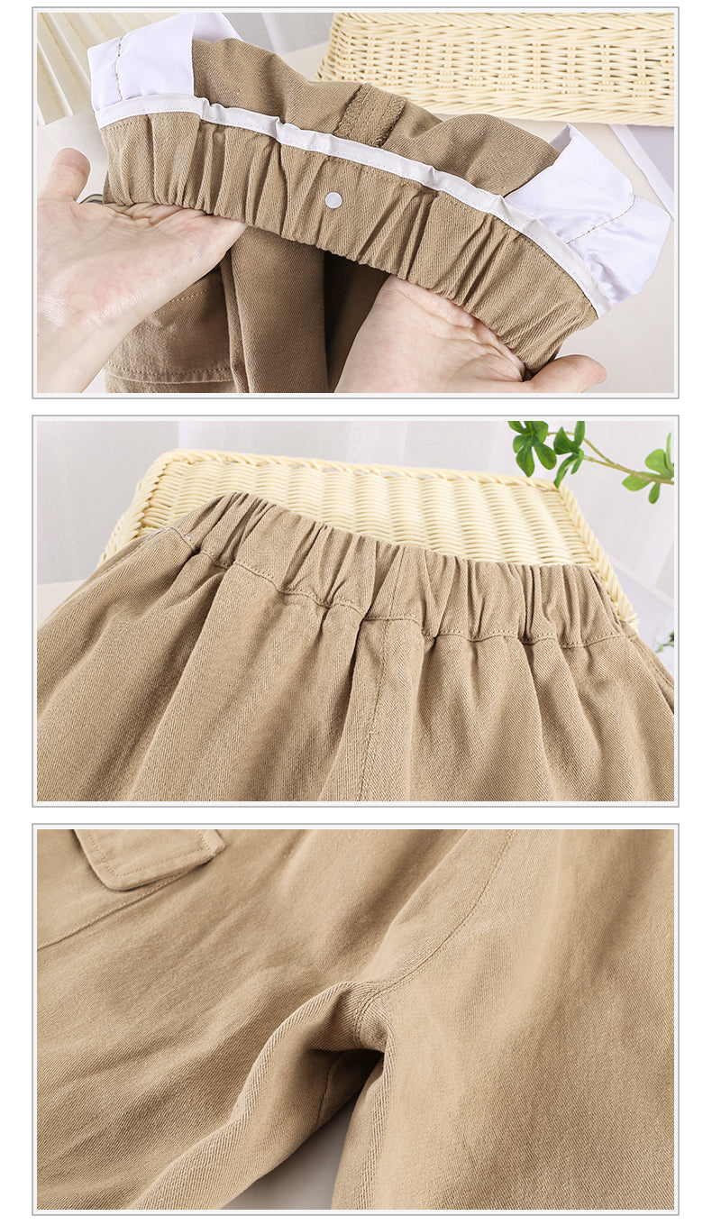 Boys Beige Relaxed Fit Clean Look Jeans
