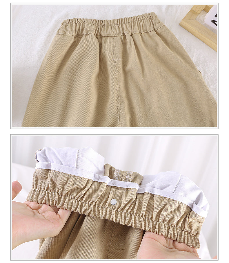 Boys Beige Relaxed Fit Clean Look Jeans