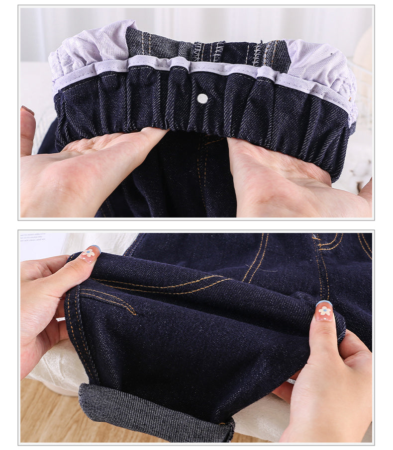 Boys Black Relaxed Fit Clean Look Stretchable Jeans