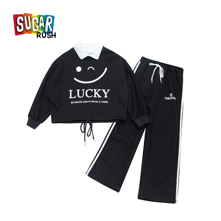 Girls Printed Top with Pyjamas
