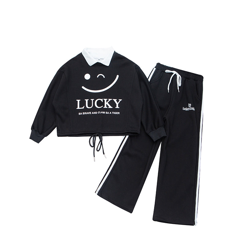 Girls Printed Top with Pyjamas