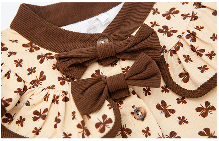 Girls Printed Top with Pyjamas
