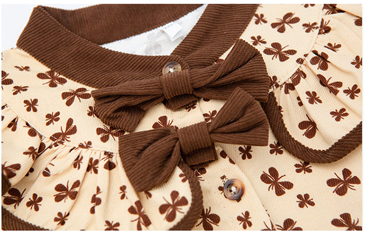 Girls Printed Top with Pyjamas