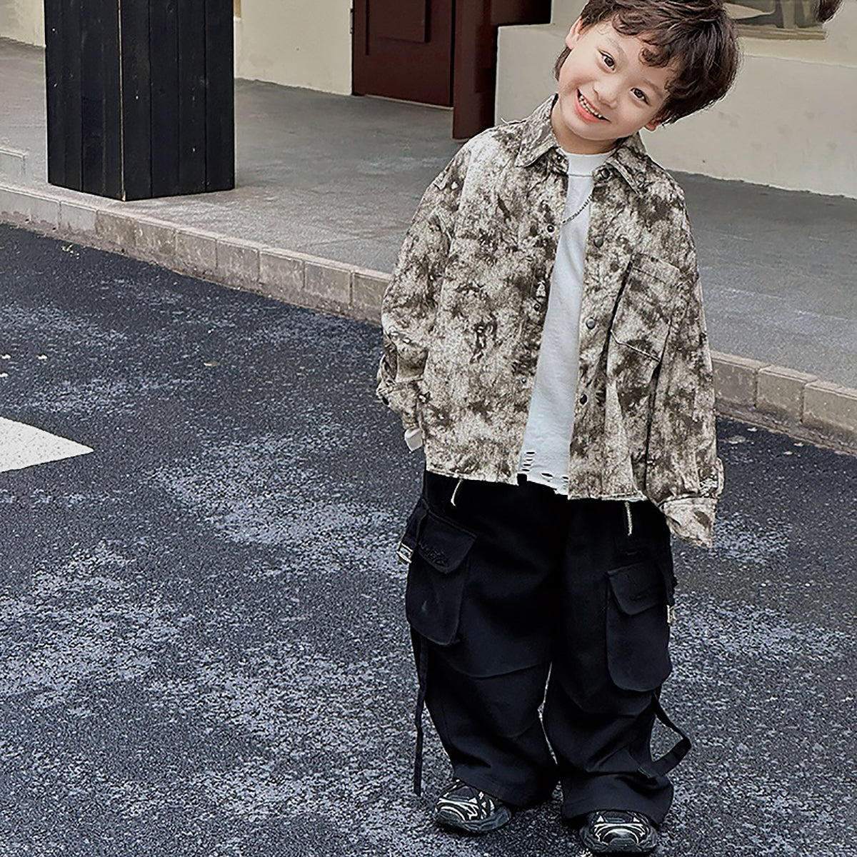 Boys Outdoor Open Front Jacket