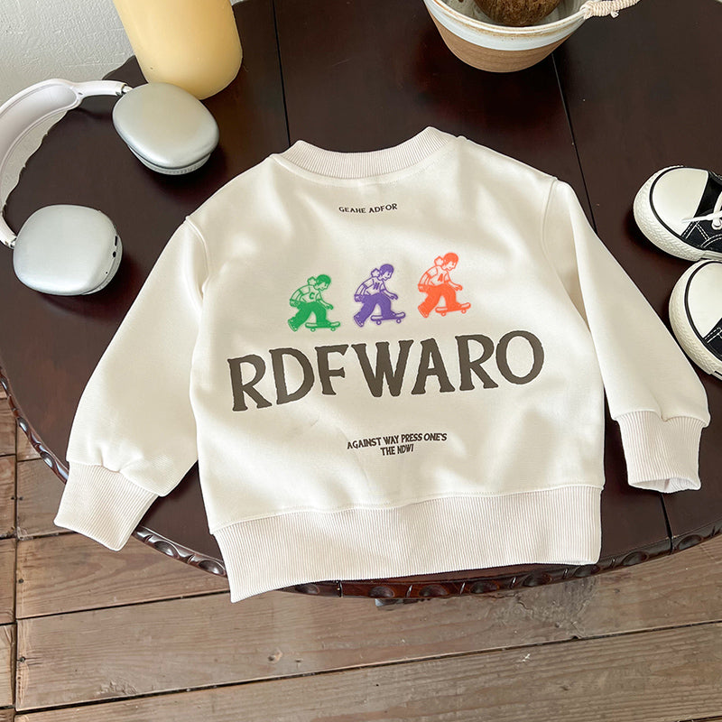 Kids Round Neck Cotton Sweatshirt