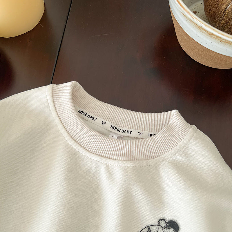 Kids Round Neck Cotton Sweatshirt