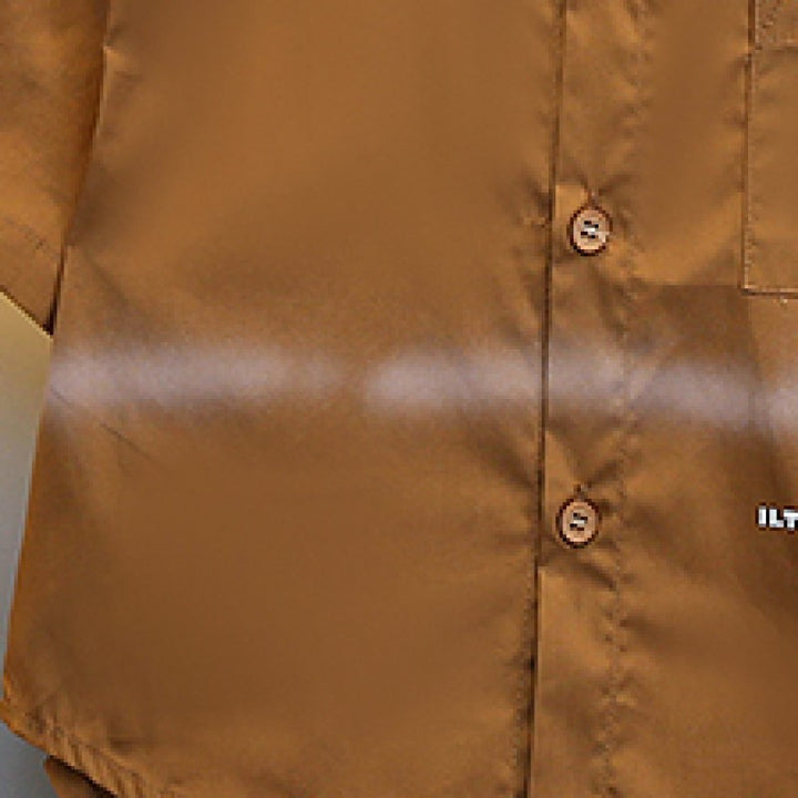 Boys Solid Spread Collar Casual Shirt