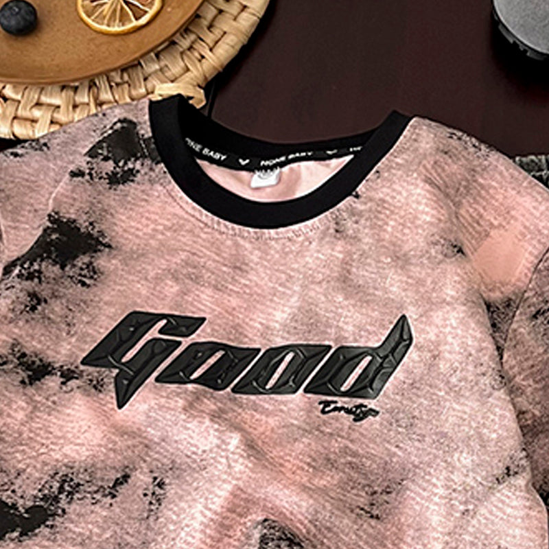 Boys Printed T-shirt With Shorts