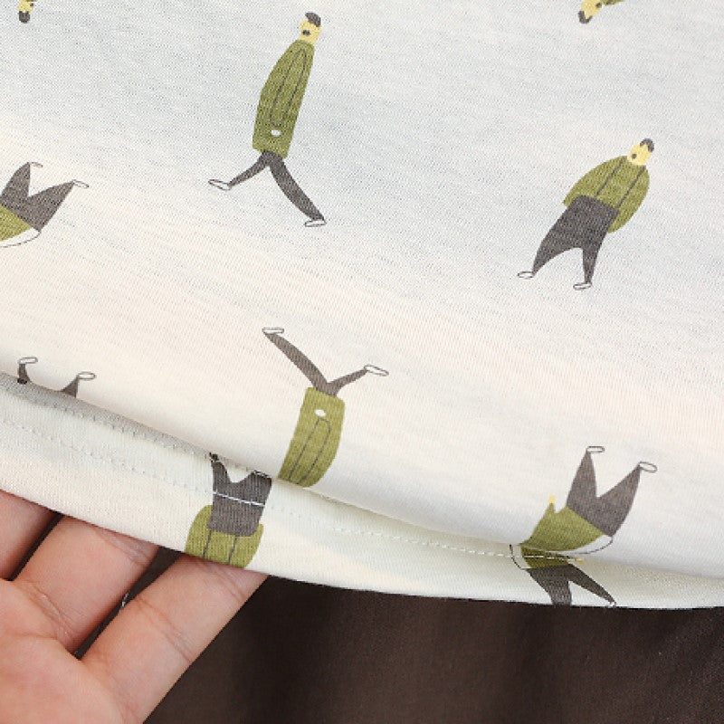 Boys Printed Pure Cotton T-shirt with Shorts