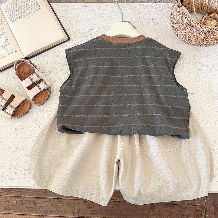 Kids Printed Tshirt With Shorts