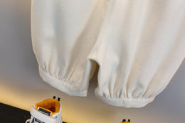 Boys Printed Mandarin Collar Shirt With Short