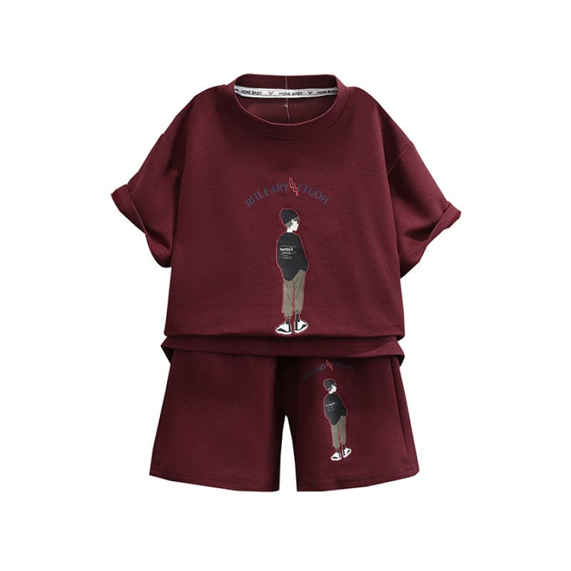 Boys Printed T-shirt with Short