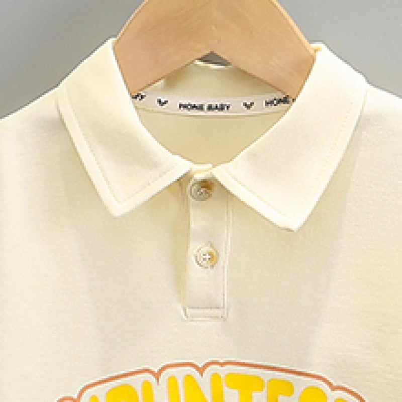 Boys Printed T-shirt with Shorts