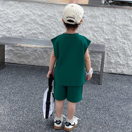 Boys Printed Top with Shorts