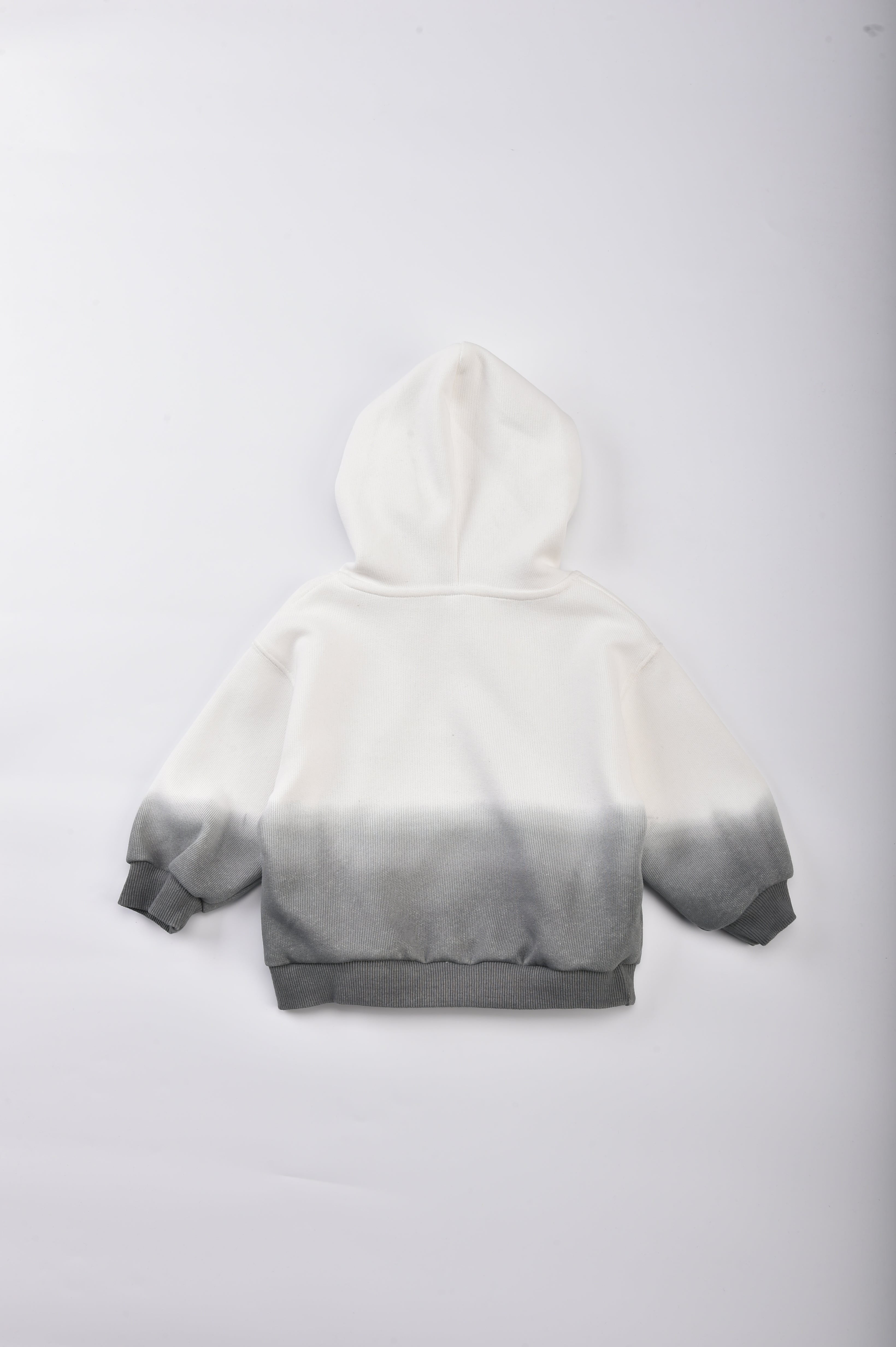 Boys Alphanumeric Colourblocked Cotton Hooded Pullover Sweatshirt