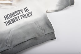 Boys Alphanumeric Colourblocked Cotton Hooded Pullover Sweatshirt