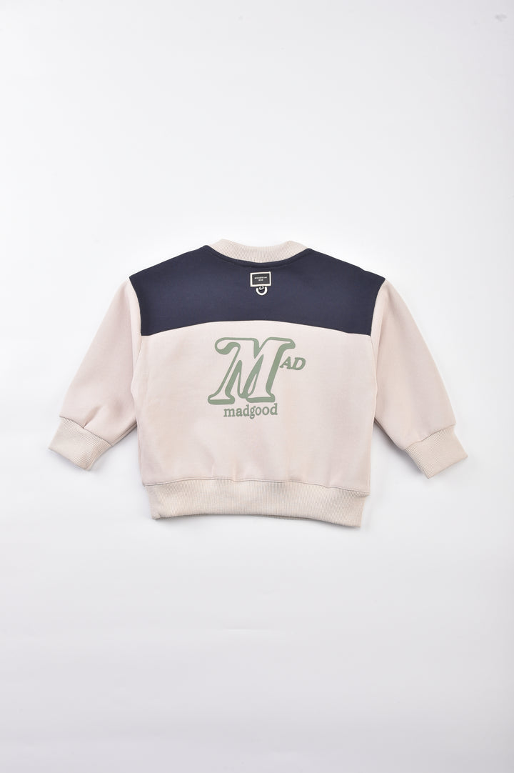 Boys Cotton Straight Applique Pullover Sweatshirt