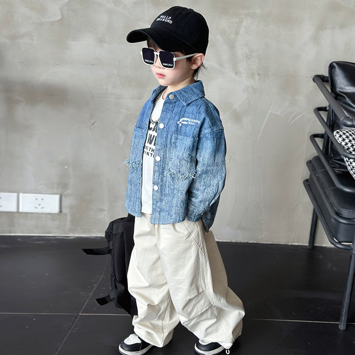 Boys Opaque Casual Shirt