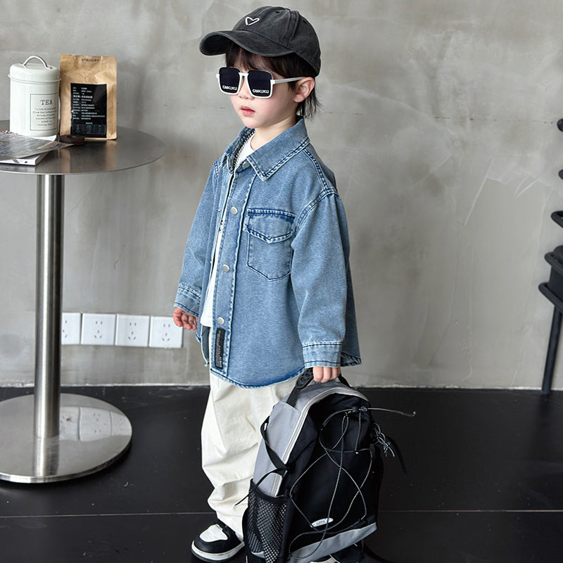 Boys Opaque Casual Shirt