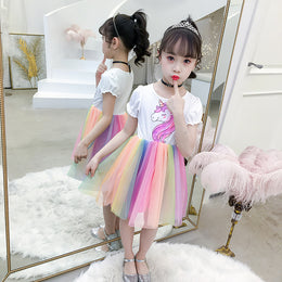 Animal Print Puff Sleeve A-Line Dress