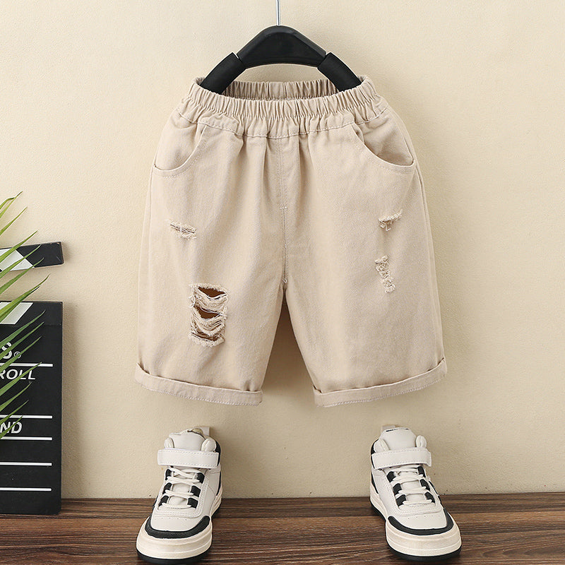 Boys Printed Shirt with Shorts