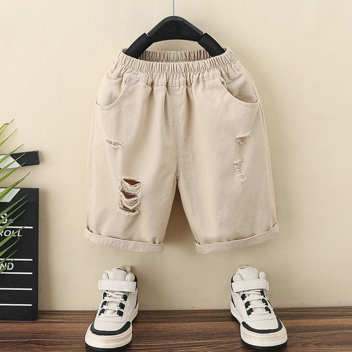 Boys Printed Shirt with Shorts