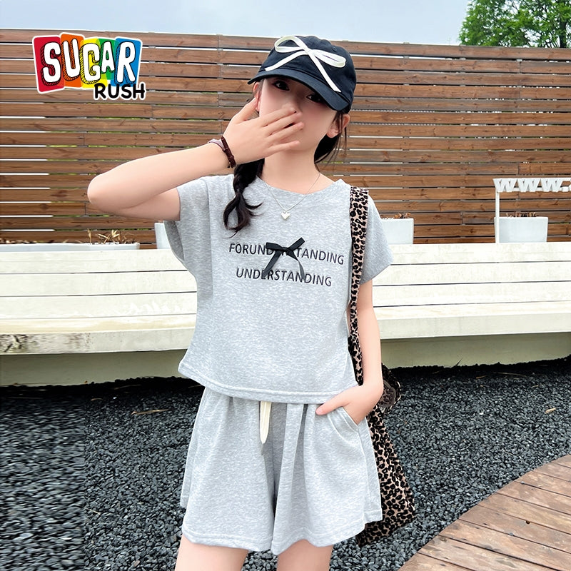 Girls Pure Cotton Top With Shorts