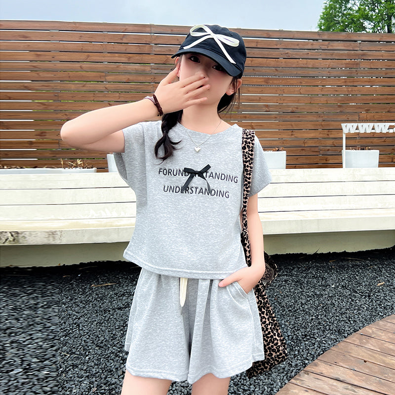 Girls Pure Cotton Top With Shorts
