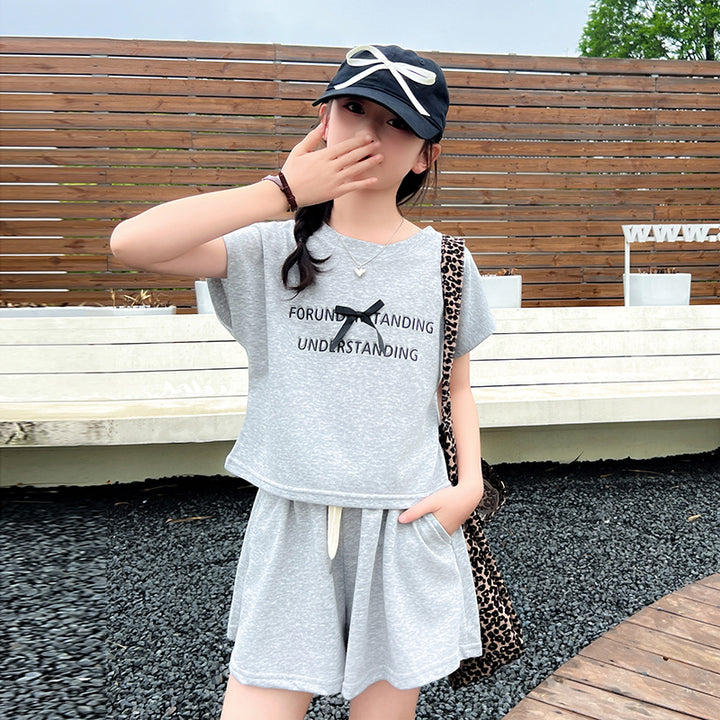 Girls Pure Cotton Top With Shorts
