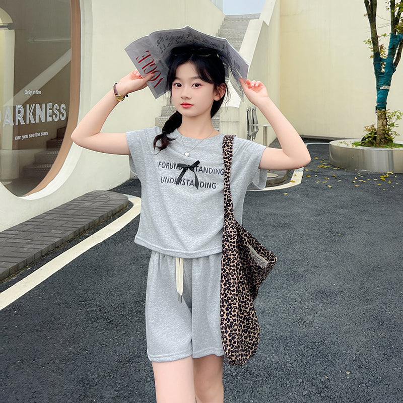 Girls Pure Cotton Top With Shorts