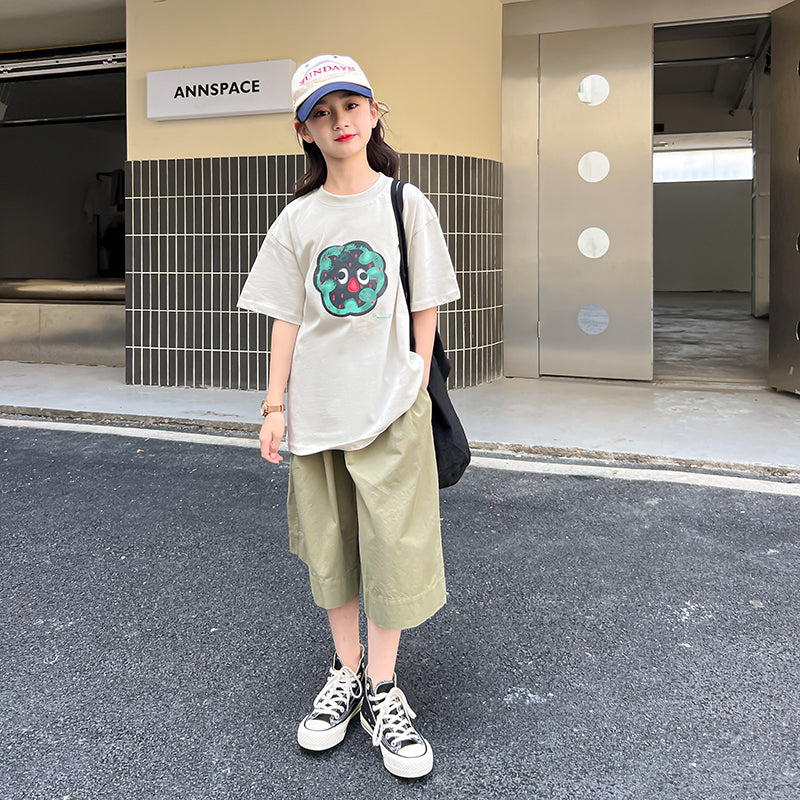 Printed Top and Shorts Set