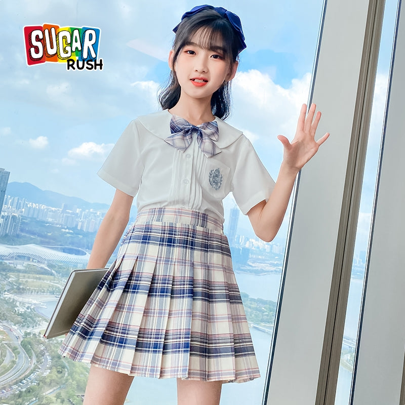 Girls Top With Skirt