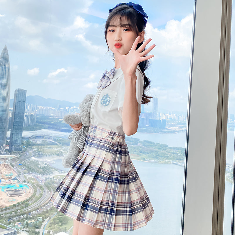 Girls Top With Skirt
