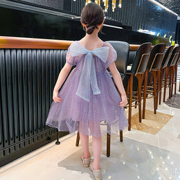 Print Applique A-Line Dress