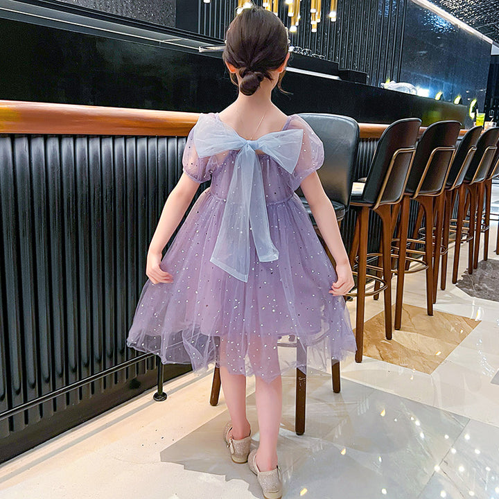 Print Applique A-Line Dress