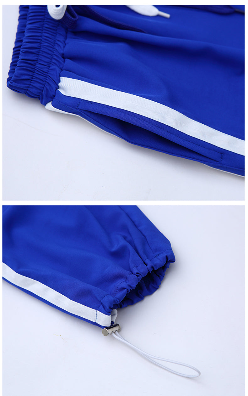 Girls Blue Pure Cotton T-shirt With Trousers