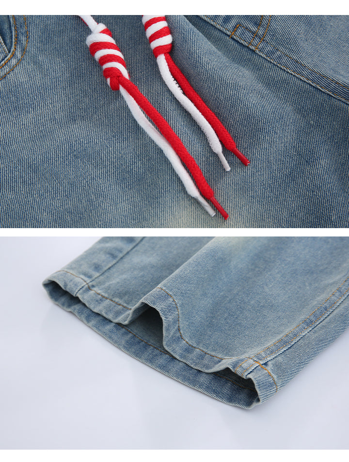 Girls Khaki Colourblocked Raglan Sleeves Pure Cotton T-shirt With Shorts