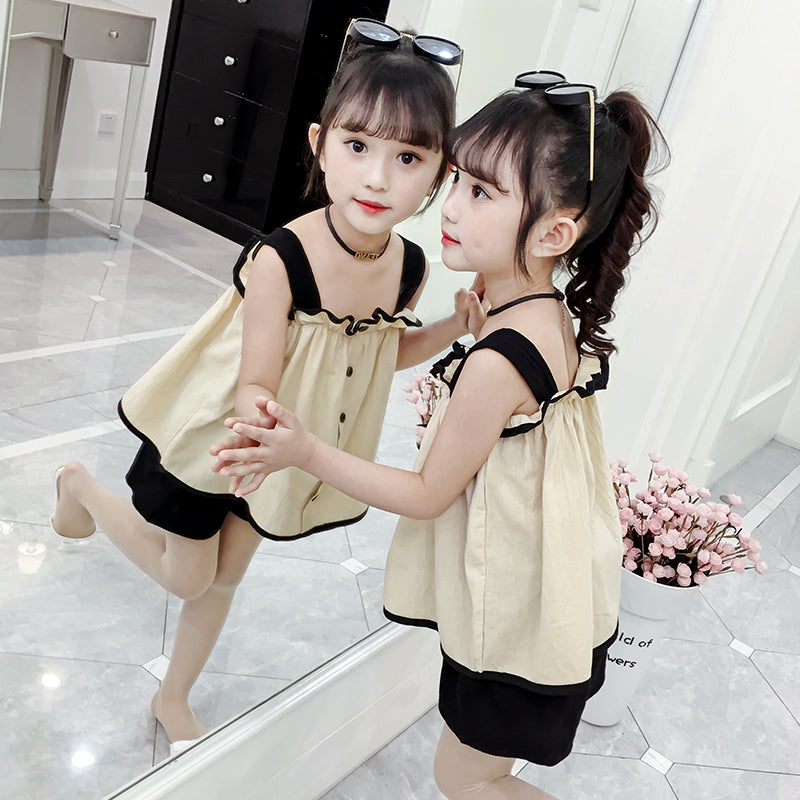 Girls Top With Shorts