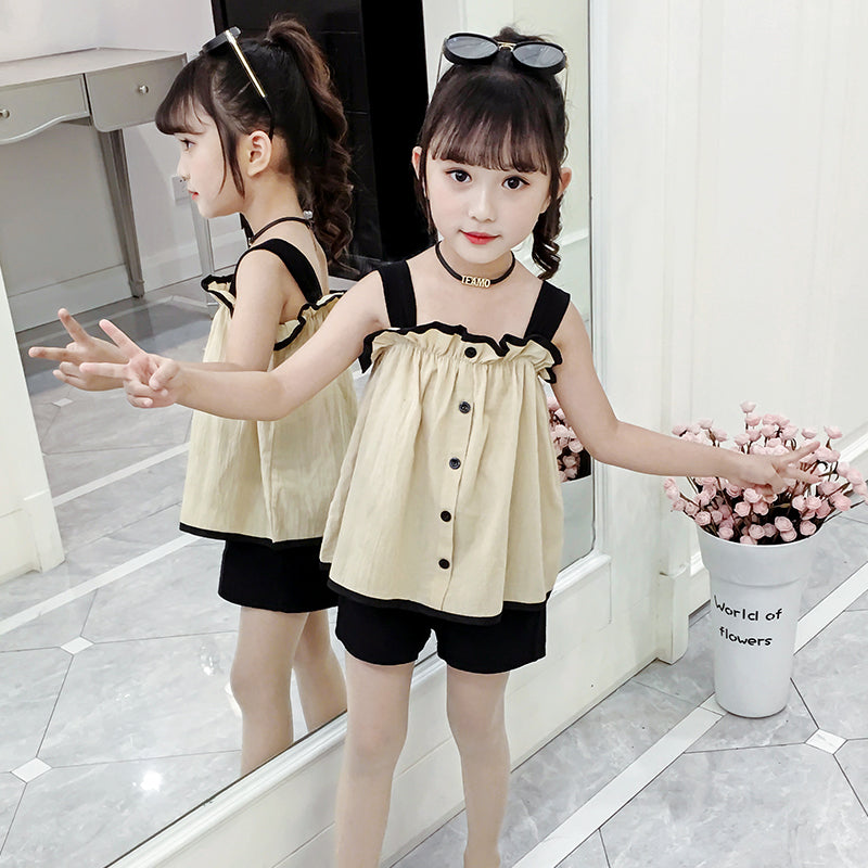 Girls Top With Shorts