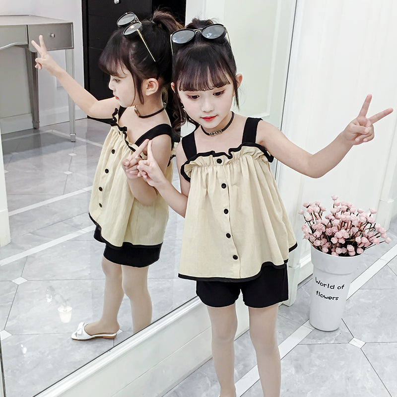 Girls Top With Shorts