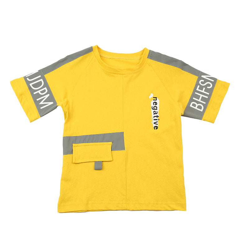 Boys Printed Pure Cotton T-shirt With Shorts