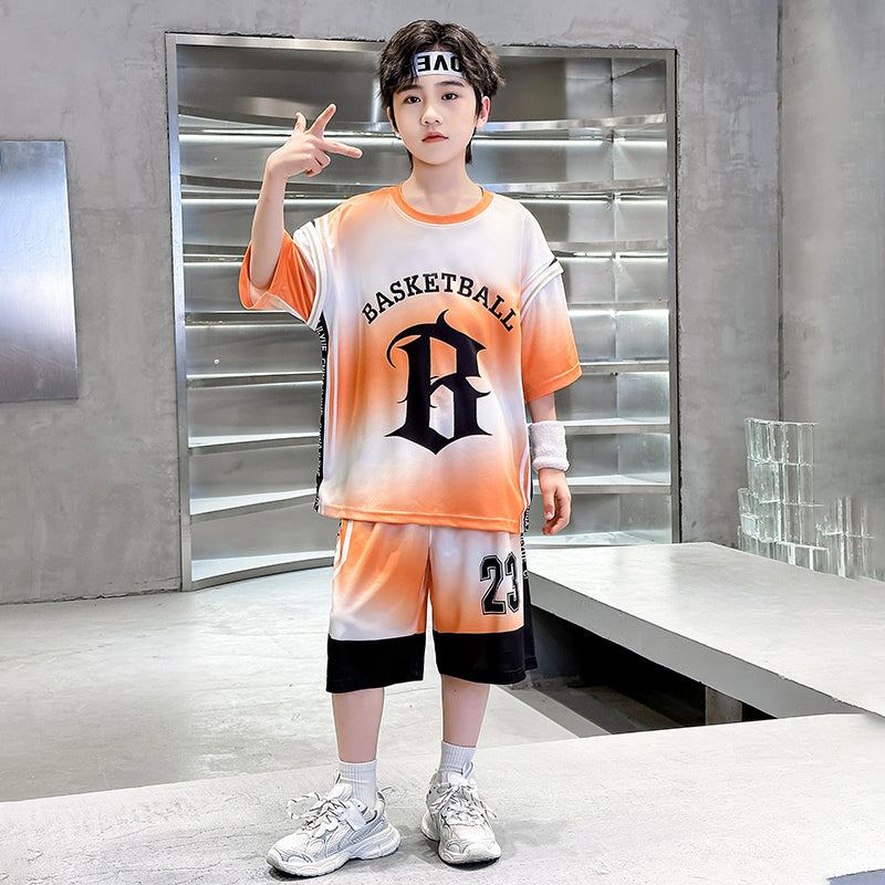 Printed T-shirt and Shorts Set