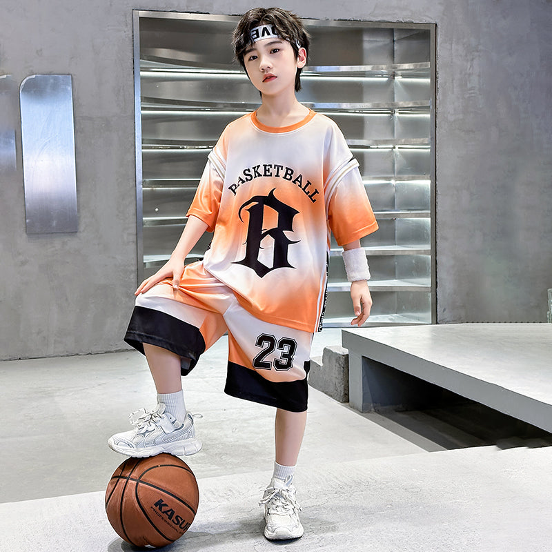 Printed T-shirt and Shorts Set