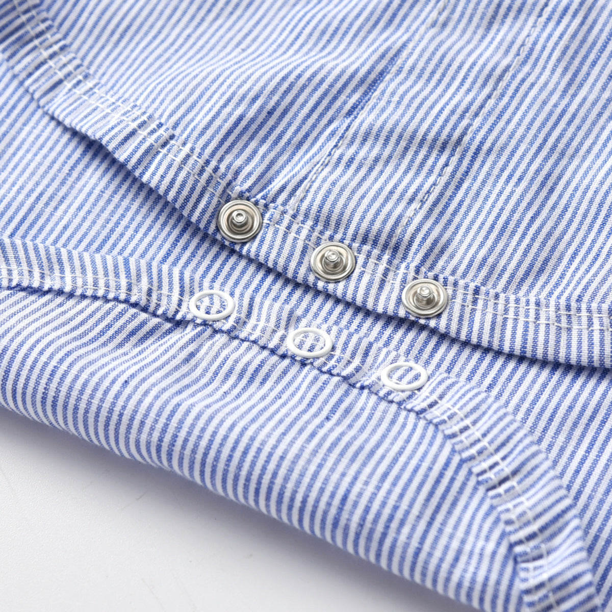 Infant Boys Blue Striped Shirt with Trousers
